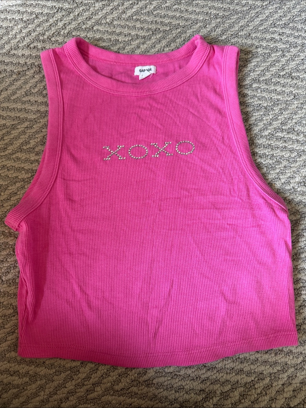 Garage Tank Pink Womens Size Medium